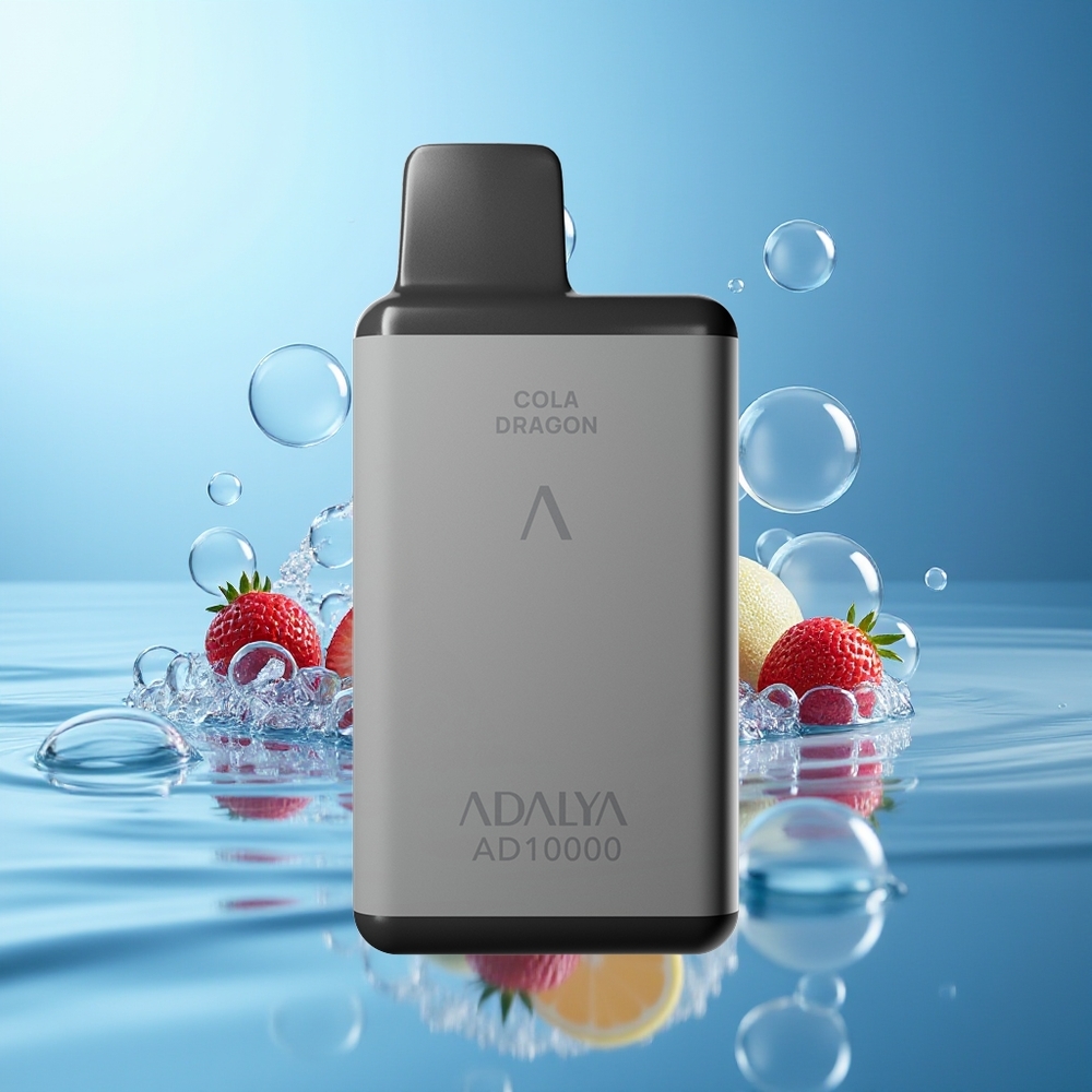 Adalya AD 10000 Puffs Błękitny Lód Przestrzenny Szary