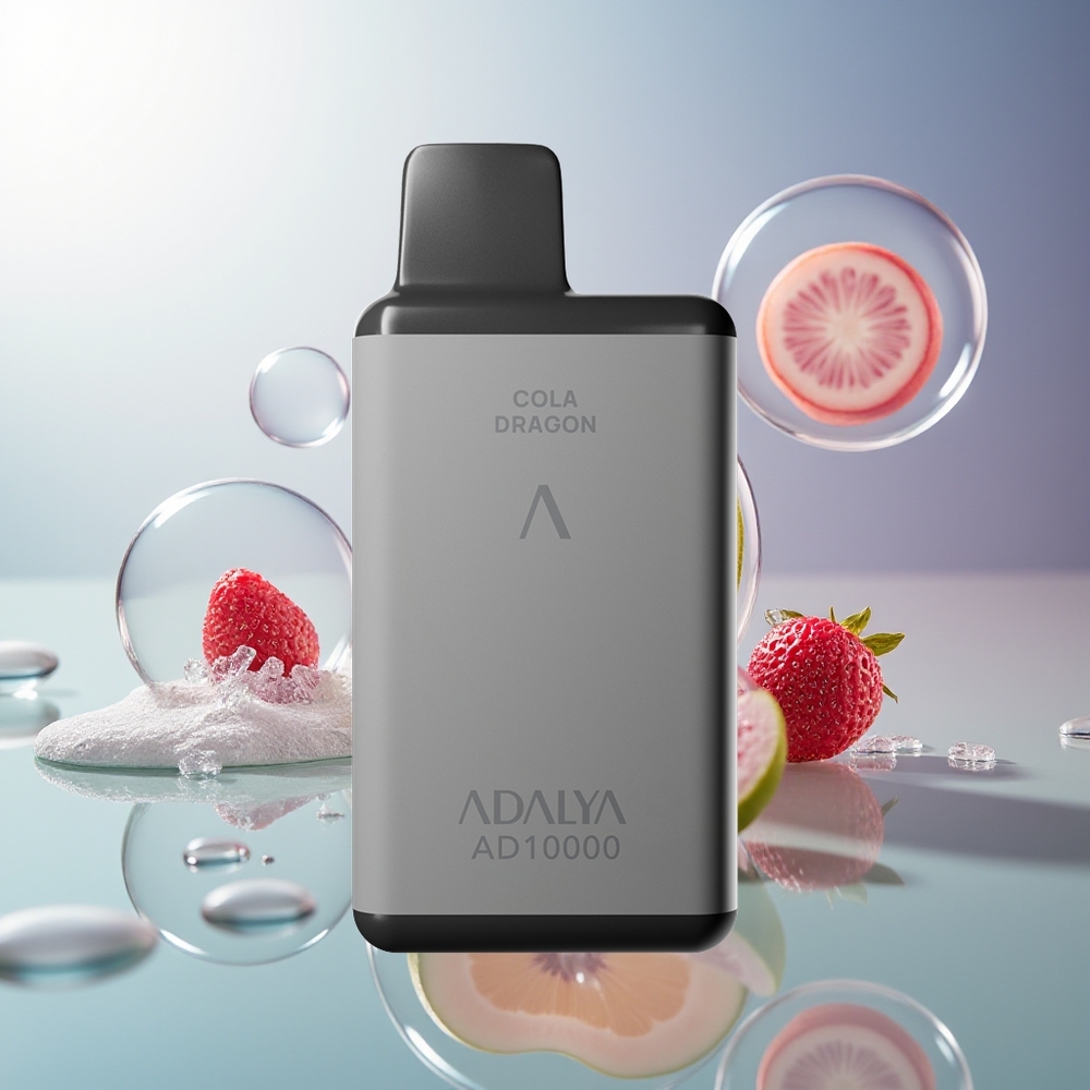 Adalya AD 10000 Puffs Dyspozycyjny E-papieros Miętowy Punkt z ładowaniem USB-C
