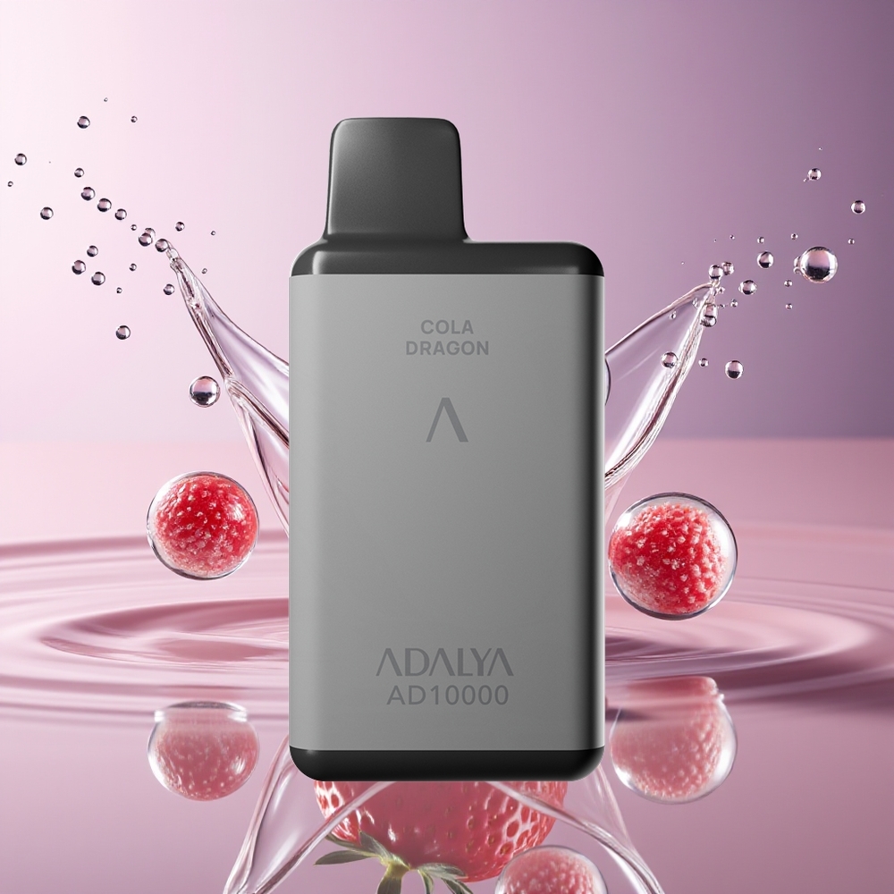 Adalya AD 10000 Puffs Truskawkowy Rozbłysk z ładowaniem USB-C