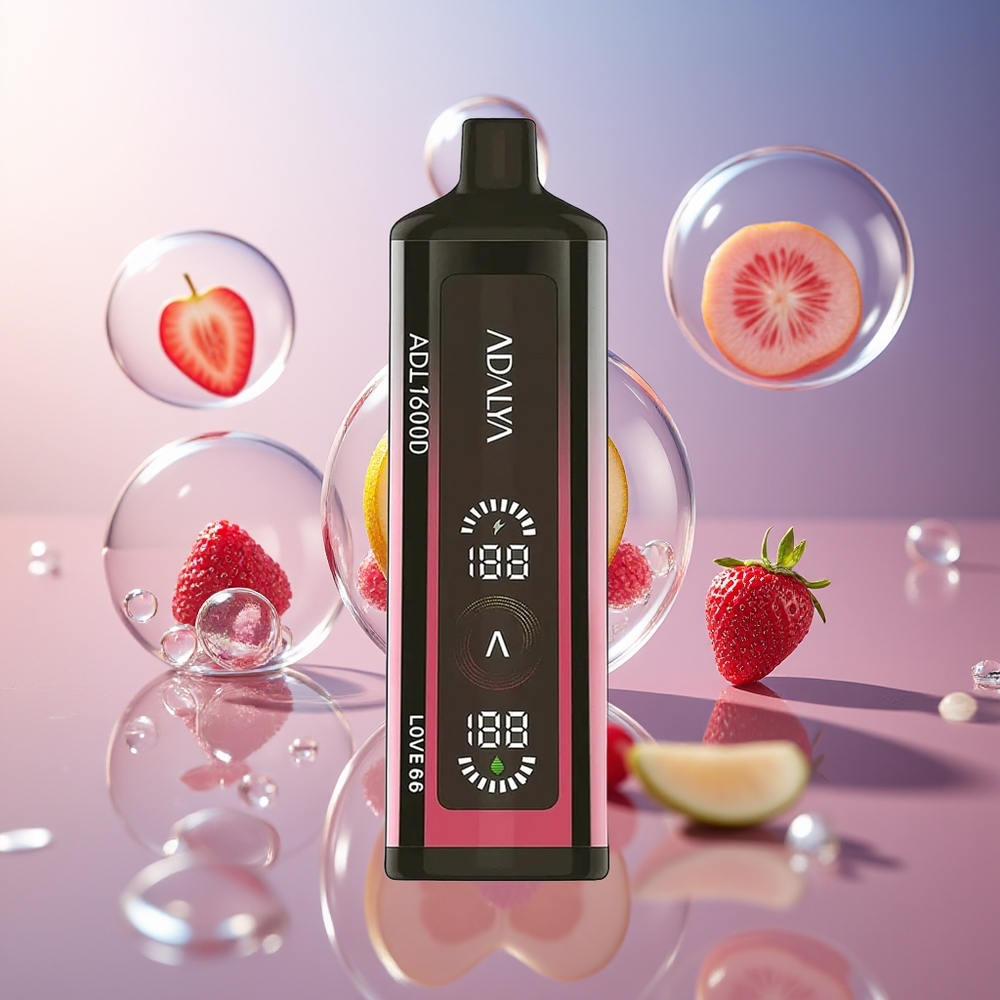 Adalya ADL 16000 PRO Puffs Jednorazowy Vape Love 66 Cyfrowy Ekran