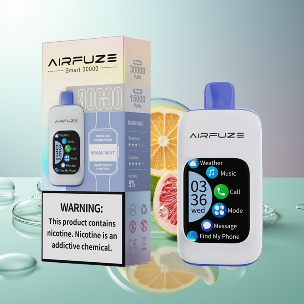 AirFuze Smart 30000 Puffs 5% Miętowy Miami Jednorazowy Vape