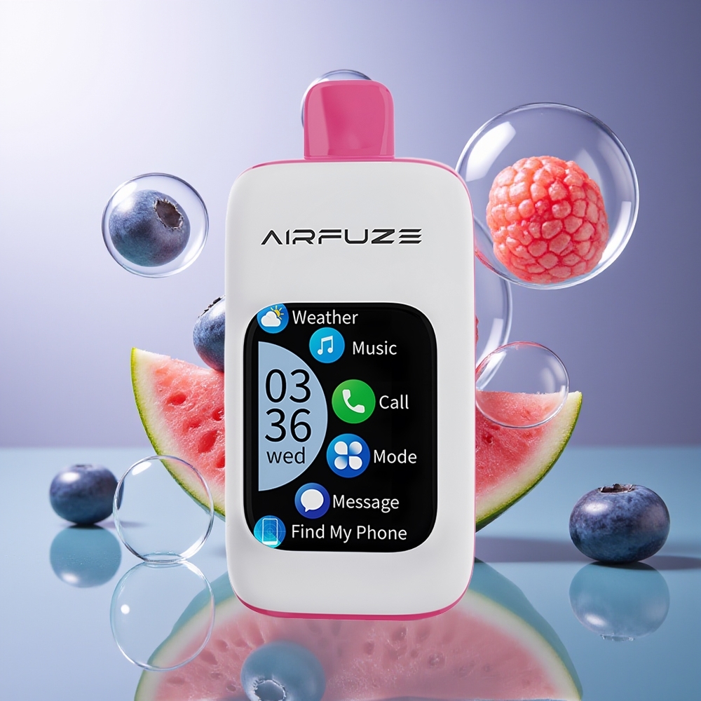 AirFuze Smart 30000 Puffs 900mAh Jednorazowe E-papieros Borówka Arbuz