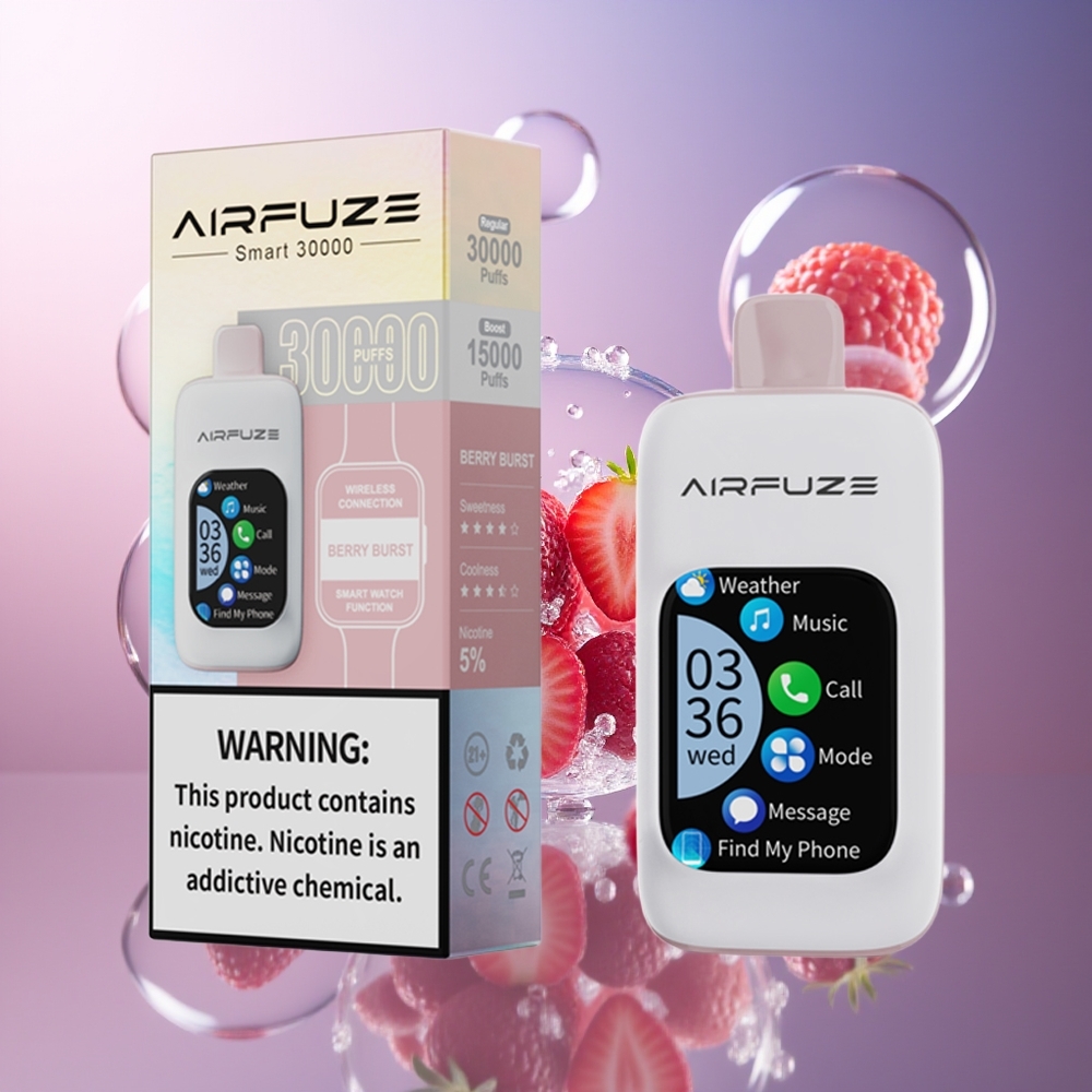 AirFuze Smart 30000 Puffs Berry Wybuch z Wyświetlaczem TFT