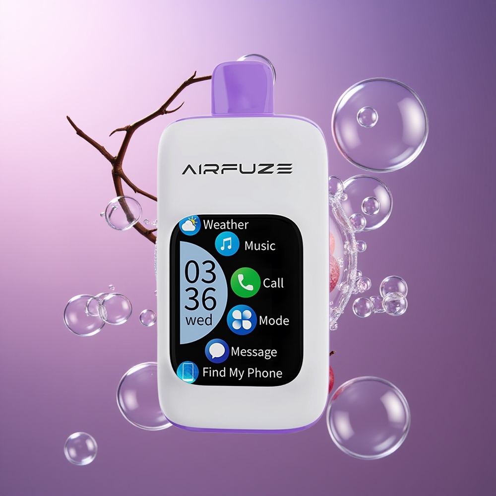 AirFuze Smart Pro 40000 Puffs Ekran Dotykowy Winogrono Wybuch