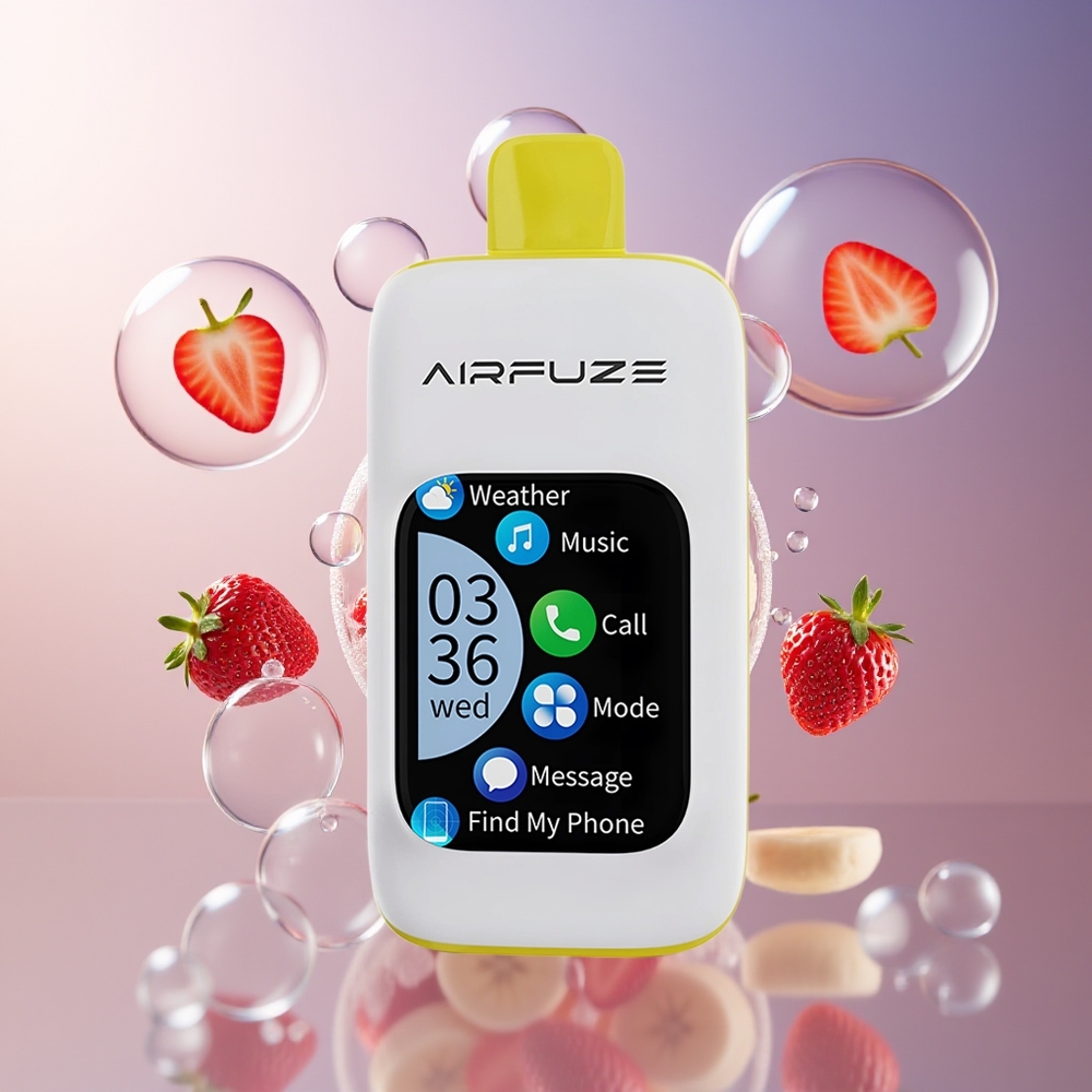AirFuze Smart Pro 40000 Puffs Truskawkowo-Bananowy Ekran Dotykowy
