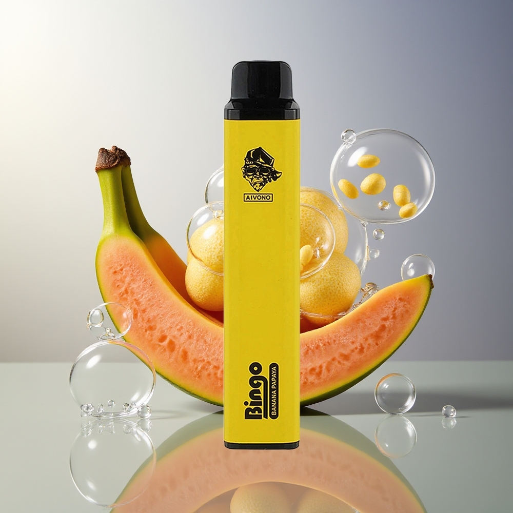 Aivono Aim Bingo 4000 Puffs 10mL Banan Papaja