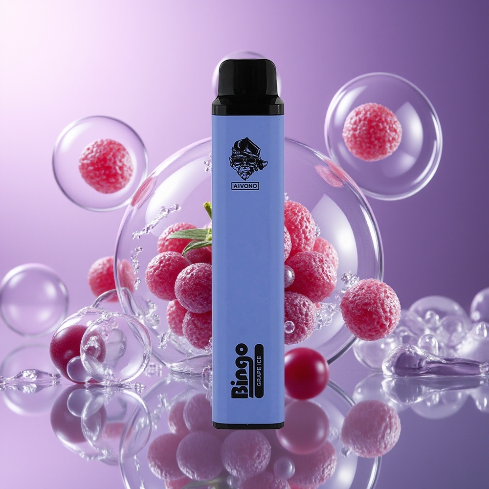 Aivono Aim Bingo 4000 Puffs Ładowana 1000mAh Lód Winogronowy