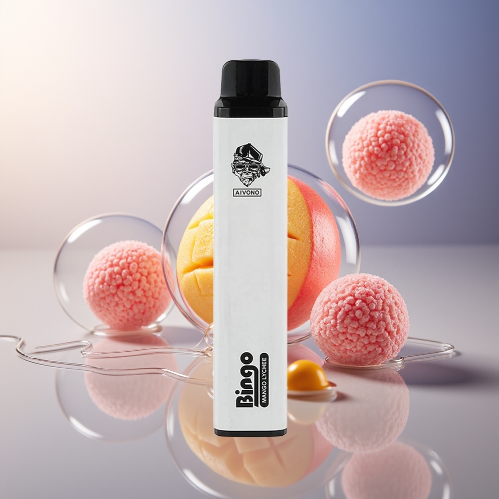 Aivono Aim Bingo 4000 Puffs Ładowana Bateria 1000mAh Mango Liczi