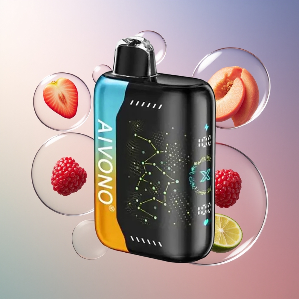 Aivono Aim Boom 25000 Puffs 650mAh Malinowa Brzoskwinia Limonka