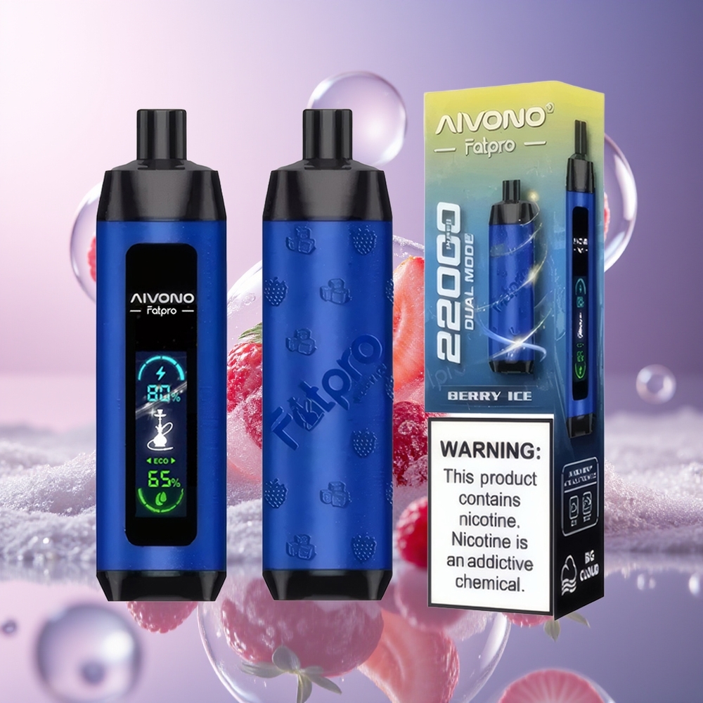 Aivono Aim Fatpro 22000 Puffs 28ml Jagoda Lód