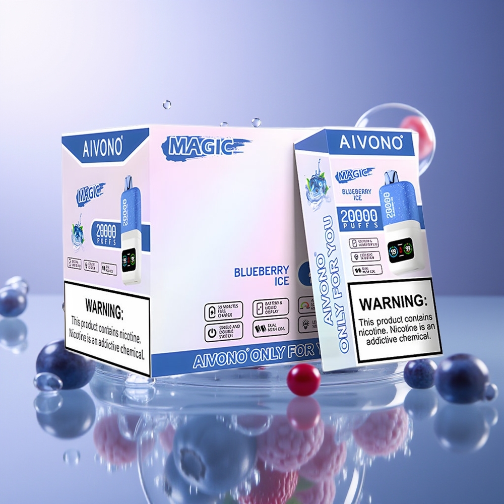 Aivono Aim Magic 20000 Puffs Dual Mesh Borówka Lód