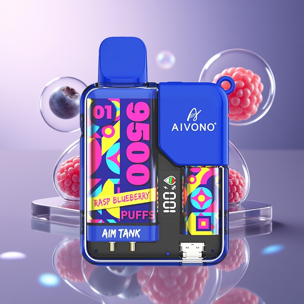 Aivono AIM-TANK 9500 Puffs 18ml Malinowy Niebieski