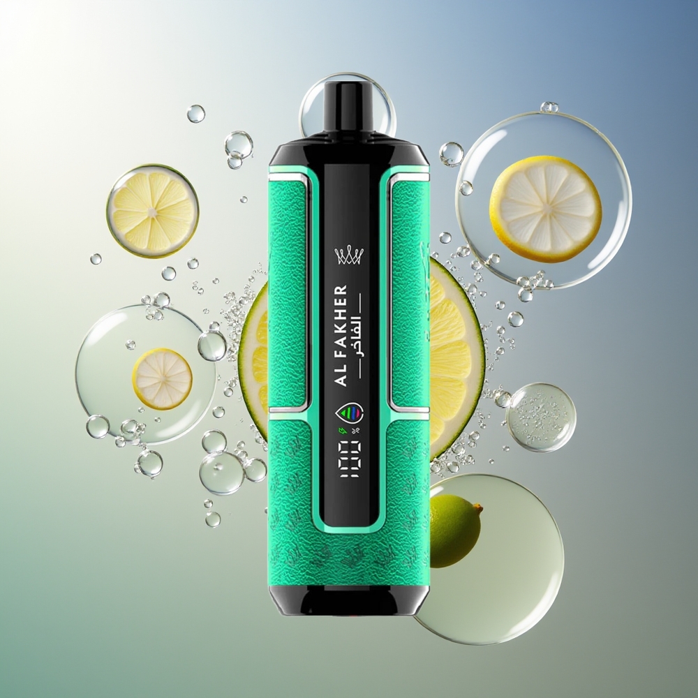 Al Fakher Crown Bar 15K Hypermax Cytrusowy Lime Kompaktowy