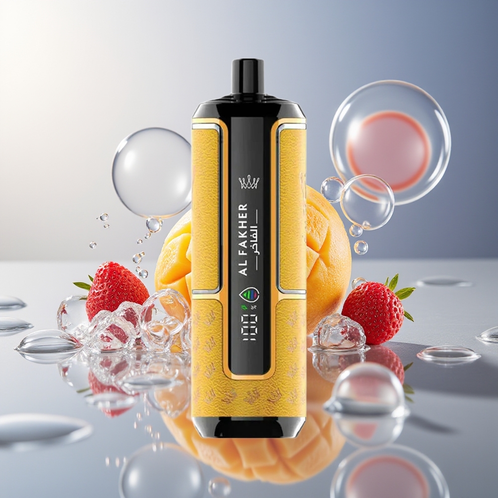 Al Fakher Crown Bar 15K Hypermax DTL Jednorazowy Vape Kit Mango Lód