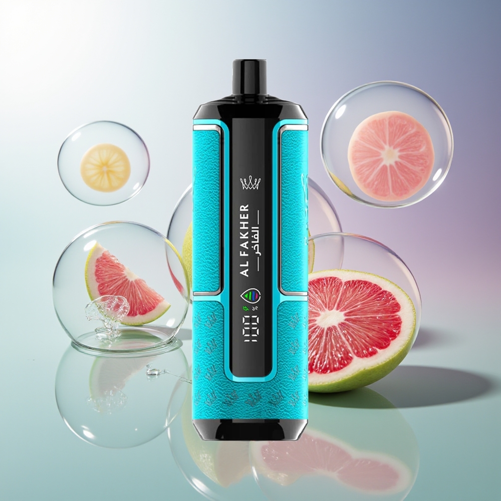 Al Fakher Crown Bar 15K Hypermax Jednorazowy Vape Kit Gum Miętowy 22ml