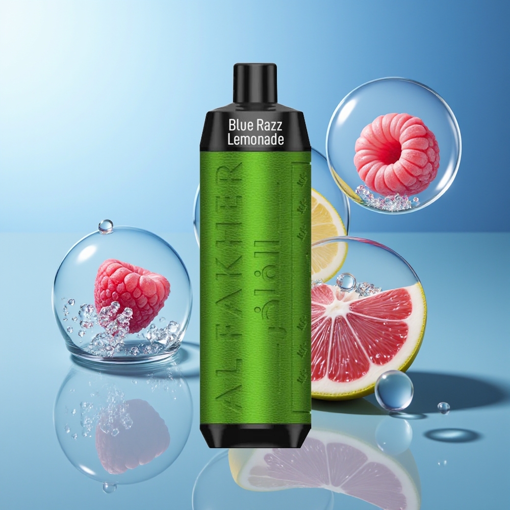 Al Fakher Crown Bar 8000 Crystal 18ml Niebieska Lemoniada