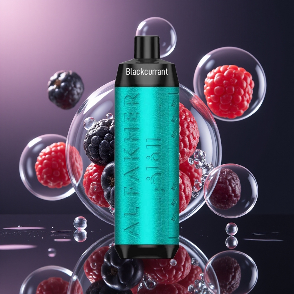Al Fakher Crown Bar 8000 Crystal Czarna Porzeczka Lód 18ml