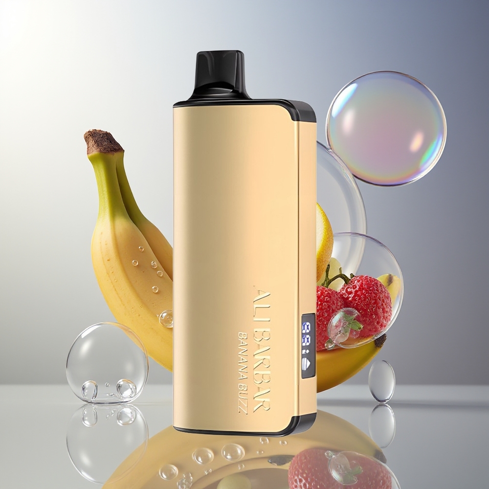 Alibarbar Ingot 9000 Puffs 22ml Bananowy Zastrzyk