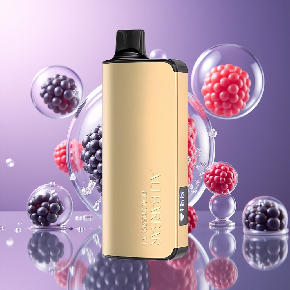 Alibarbar Ingot 9000 Puffs 22ml Blackberry Ice