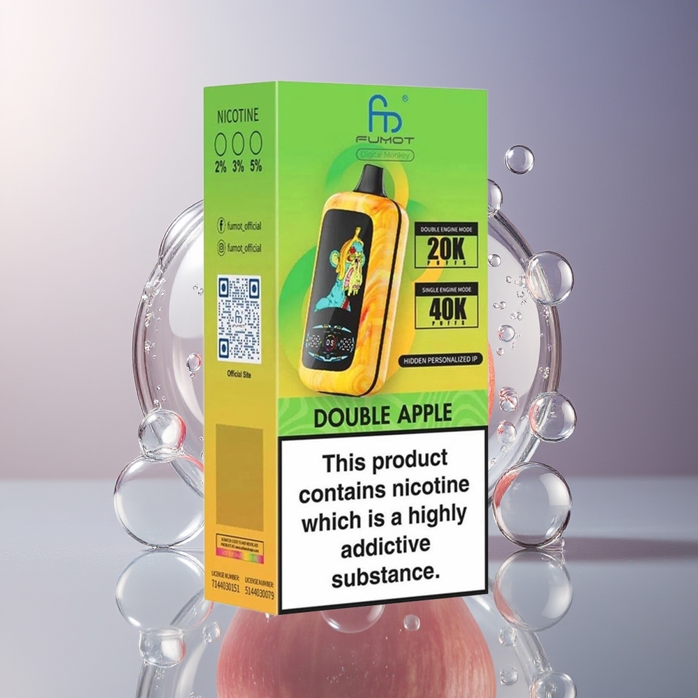 Fumot Digital Monkey 20000/40000 Podwójne Jabłko Podwójna Cewka