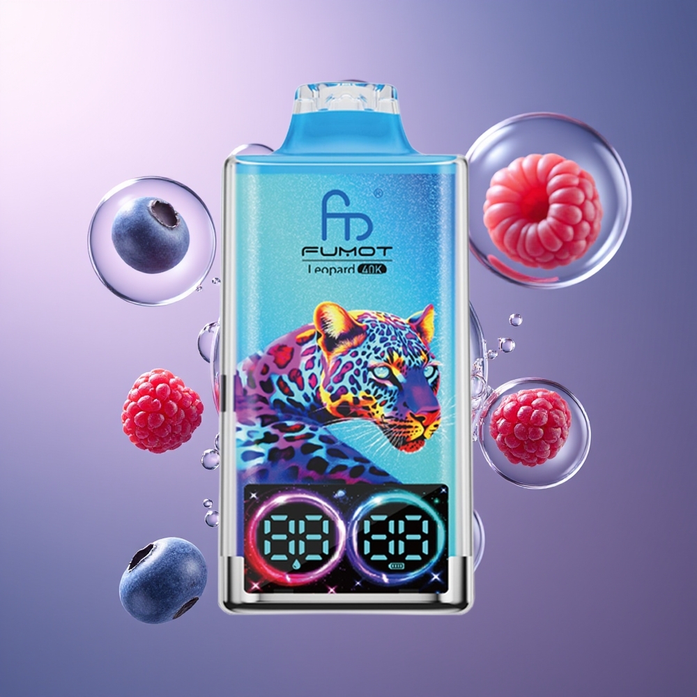 Fumot Leopard 40K 5% Borówka Malina Dual Mesh