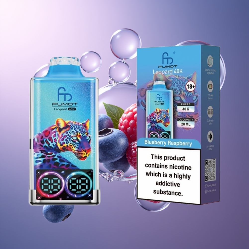 Fumot Leopard 40K 5% Borówka Malina Dual Mesh