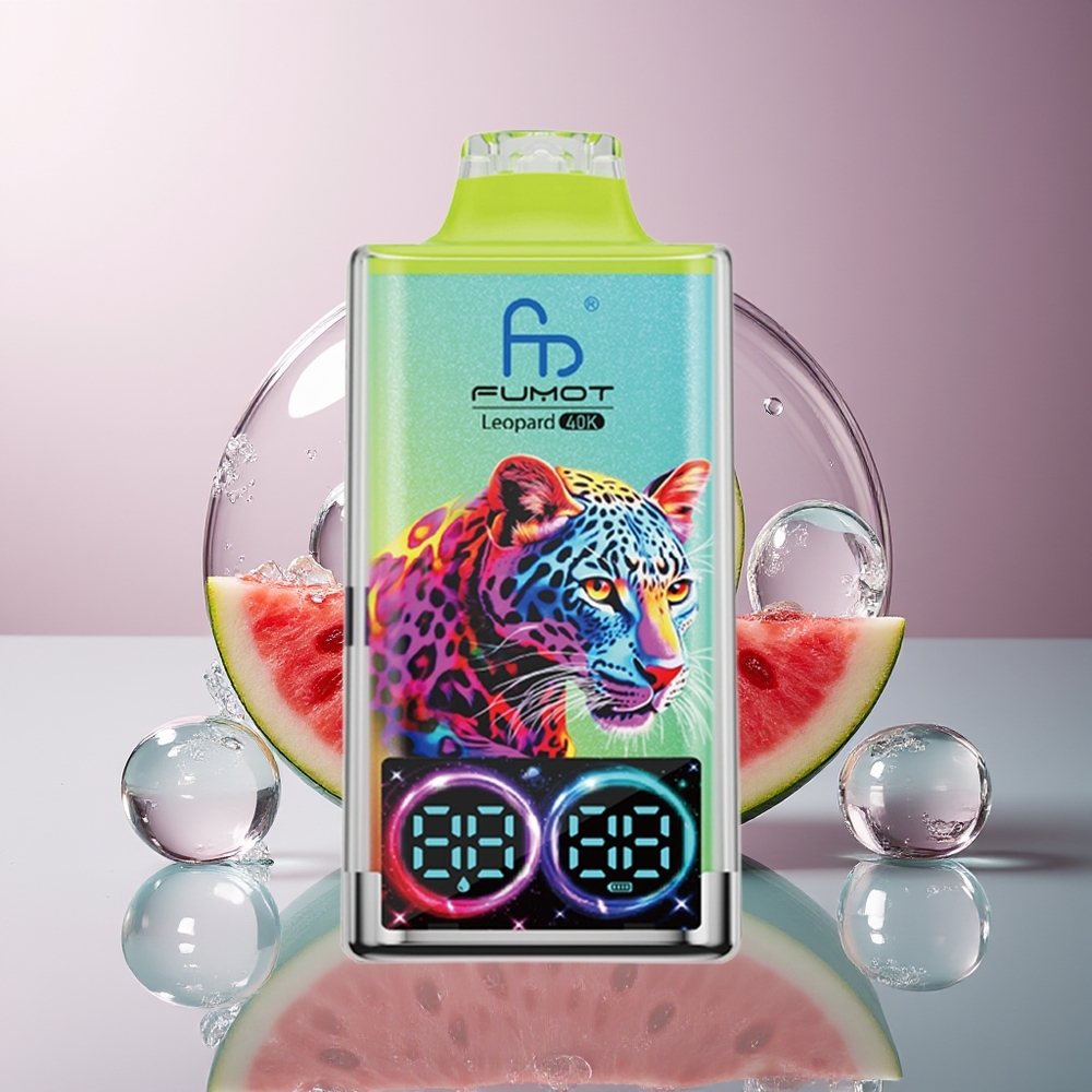 Fumot Leopard 40K Puffs Dual Mesh Arbuz Lód