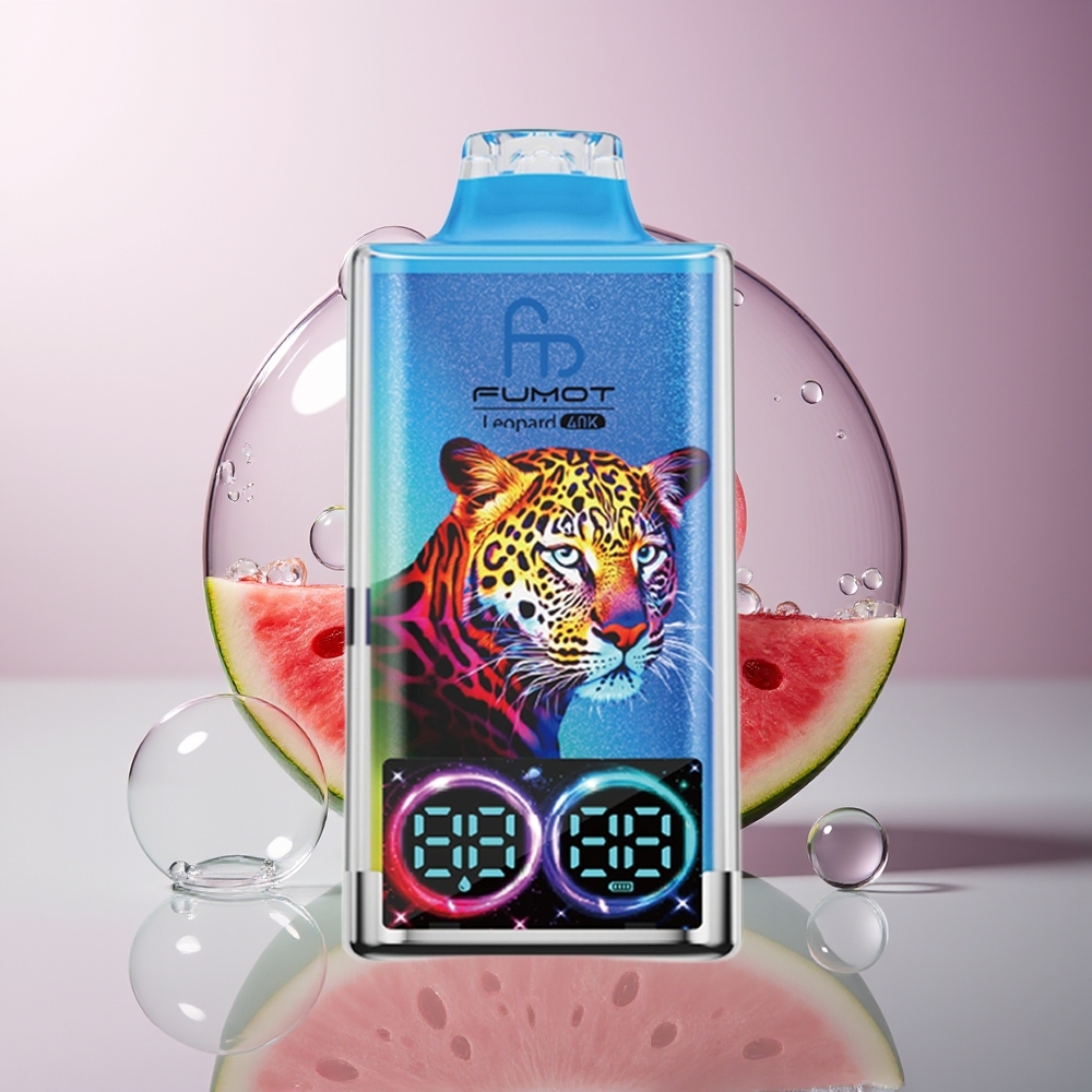 Fumot Leopard 40K Puffs Dual Mesh Arbuzowa Guma Balonowa