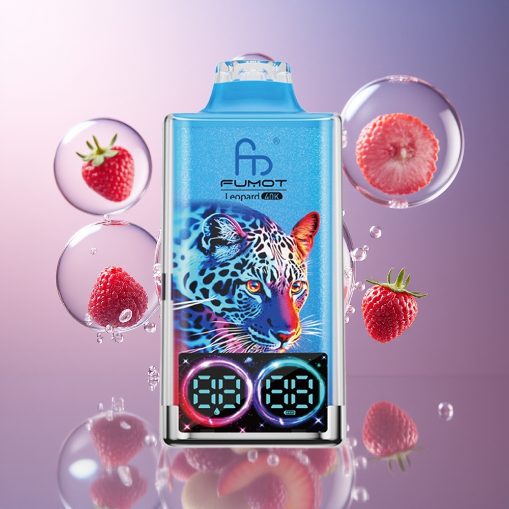 Fumot Leopard 40K Puffs Dual Mesh Mieszane Jagody