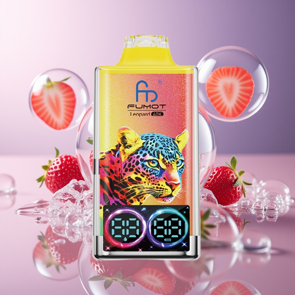 Fumot Leopard 40K Puffs Truskawkowy Lód Dual Mesh