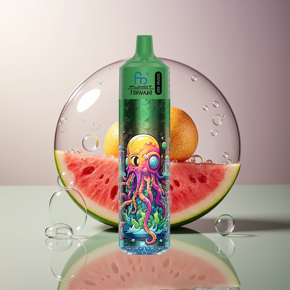 Fumot RandM Tornado 30000 Pętli 30mL Arbuz Kantalupa