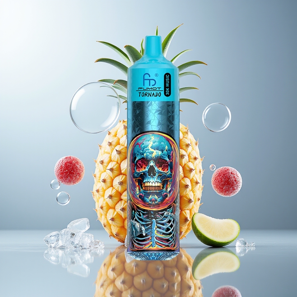 Fumot RandM Tornado 30000 Puffs 30mL Ananas Lód