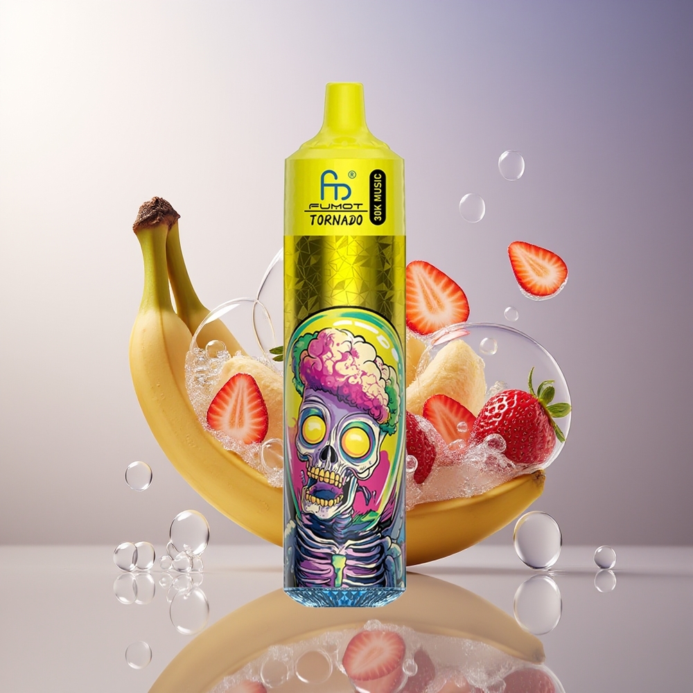 Fumot RandM Tornado 30000 Puffs 30mL Banan Truskawka