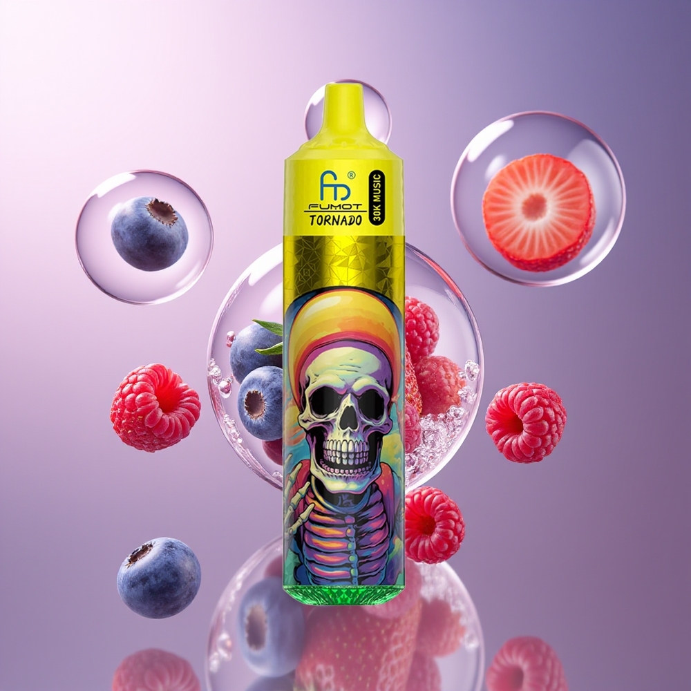 Fumot RandM Tornado 30000 Puffs 30mL Truskawka Borówka Malina