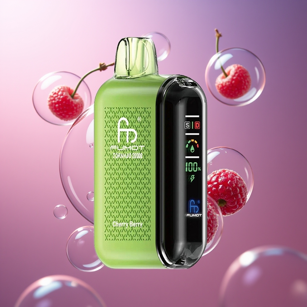 Fumot Tornado 20000 Pojedynczy Tryb Silnika Wiśnia Jagoda