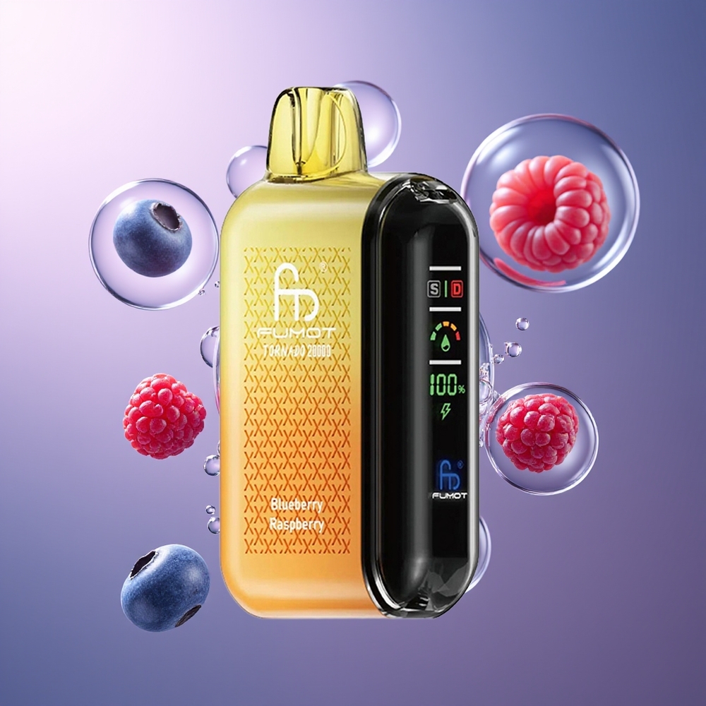 Fumot Tornado 20000 Pojemność 20ml Jagoda Malina