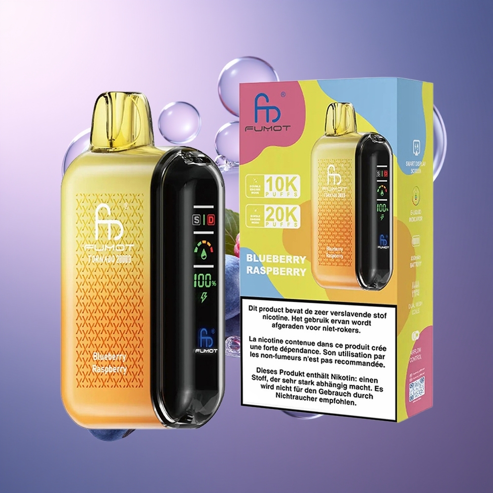 Fumot Tornado 20000 Pojemność 20ml Jagoda Malina