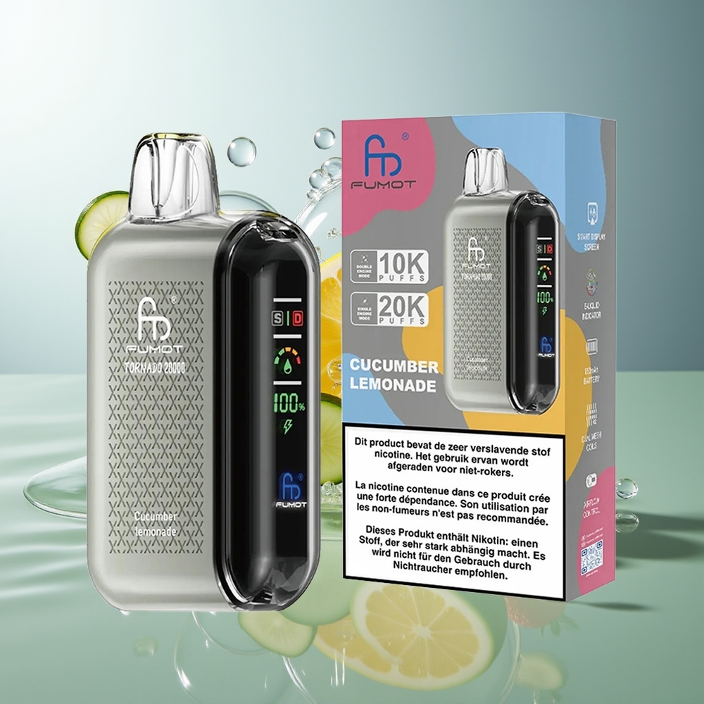 Fumot Tornado 20000 Pojemność 20ml Ogórek Lemoniada
