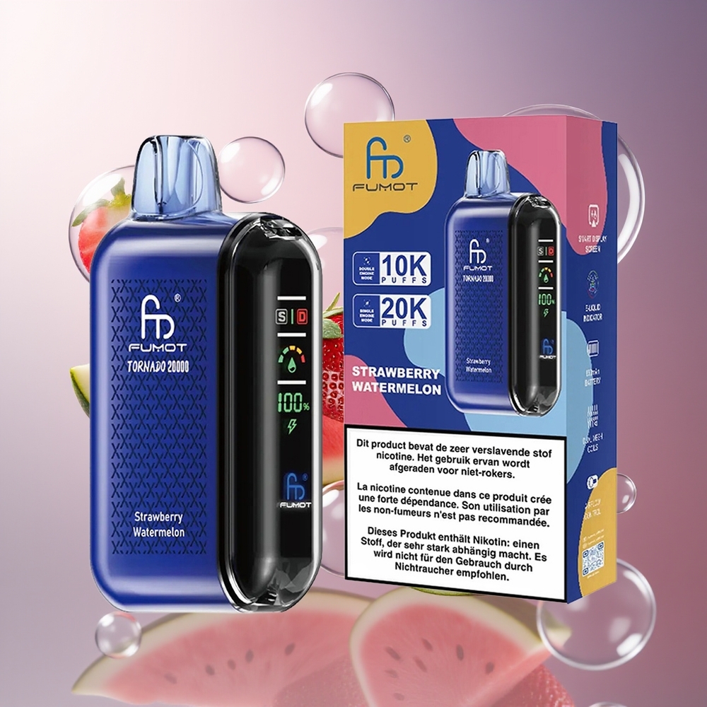 Fumot Tornado 20000 Puffs 20ml Truskawka Arbuz