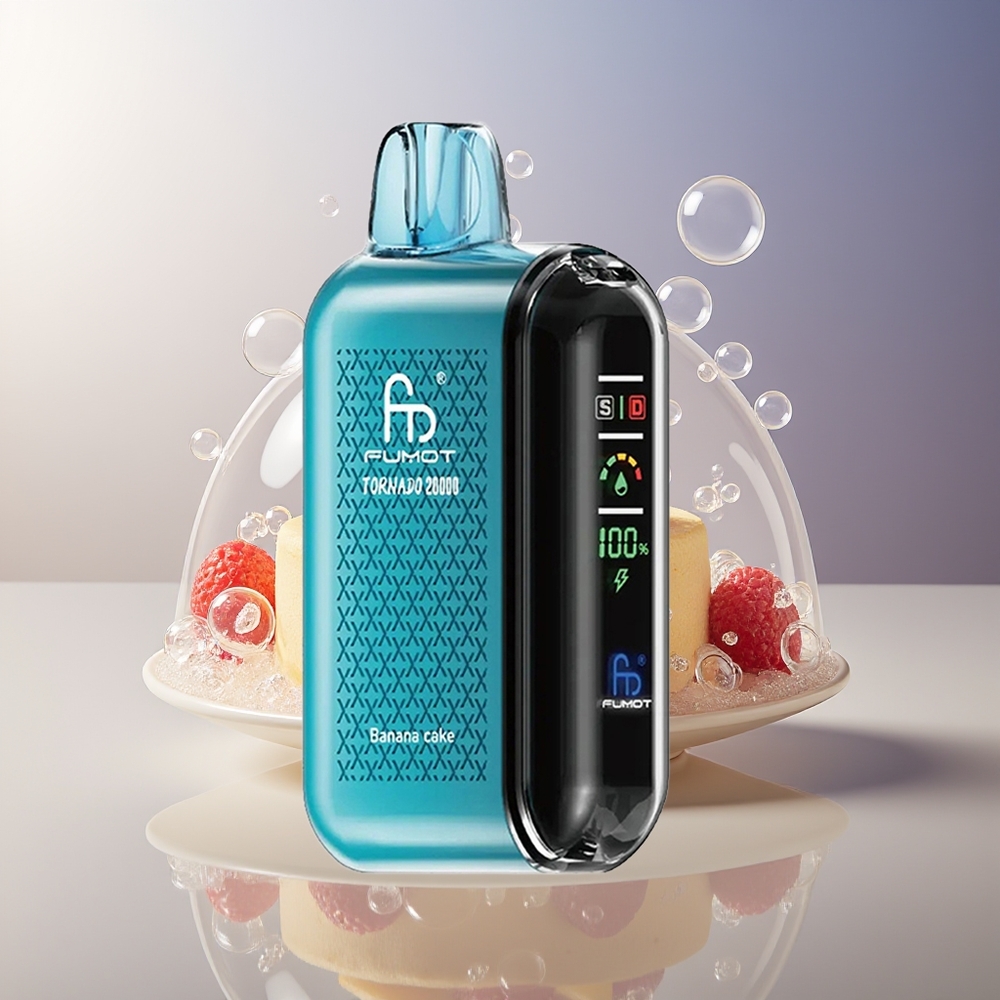 Fumot Tornado 20000 Puffs Ciasto Bananowe Dual Mesh Coil