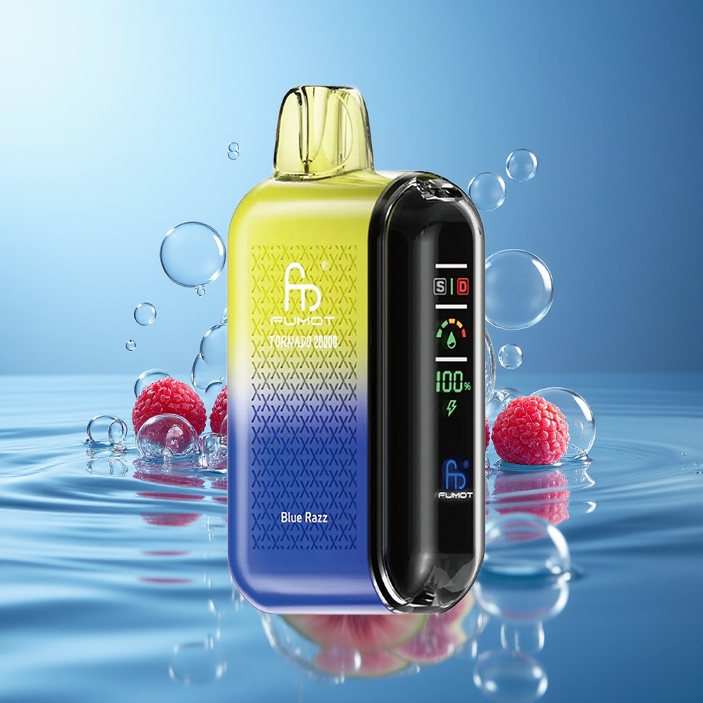 Fumot Tornado 20000 Puffs Dual Mesh Blue Razz
