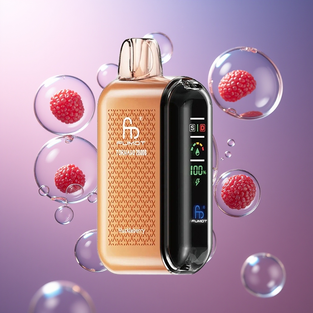 Fumot Tornado 20000 Puffs Dual Mesh Coil Jednorazowy Vape Jeżyna