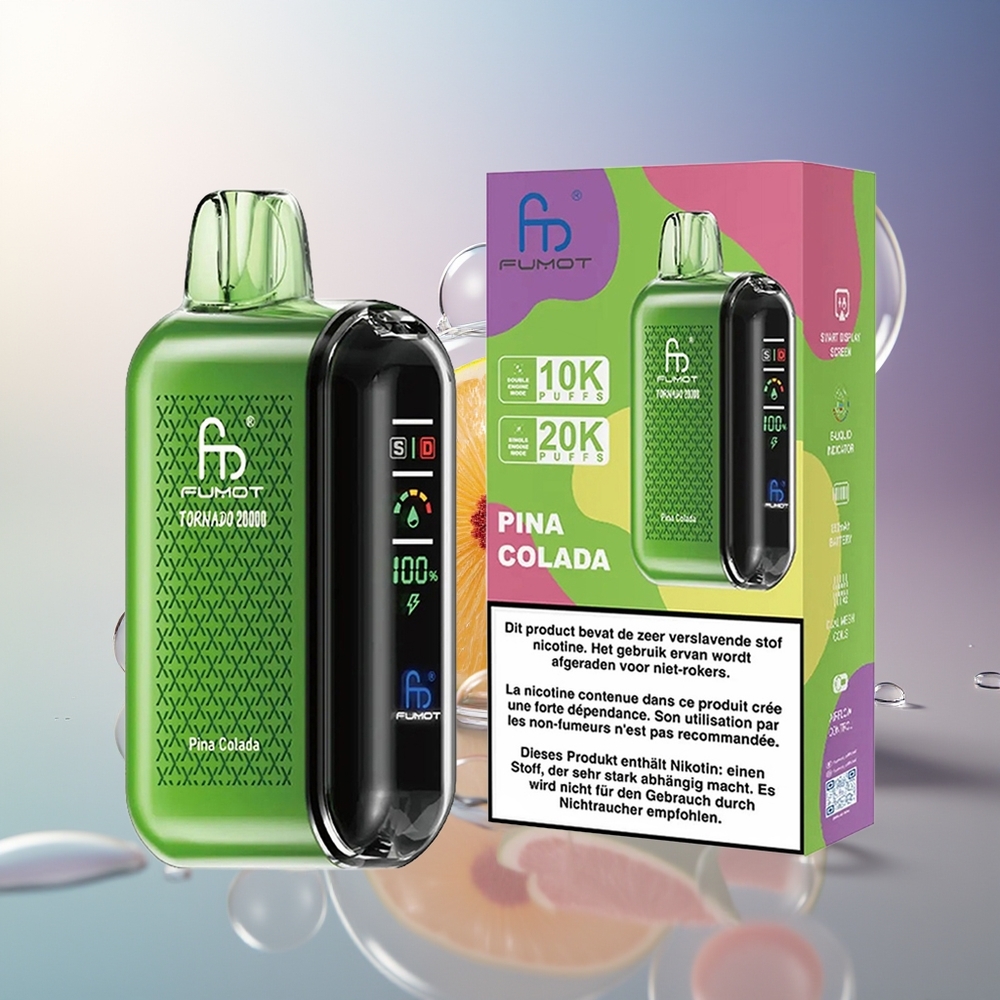 Fumot Tornado 20000 Puffs Dual Mesh Coil Pina Colada