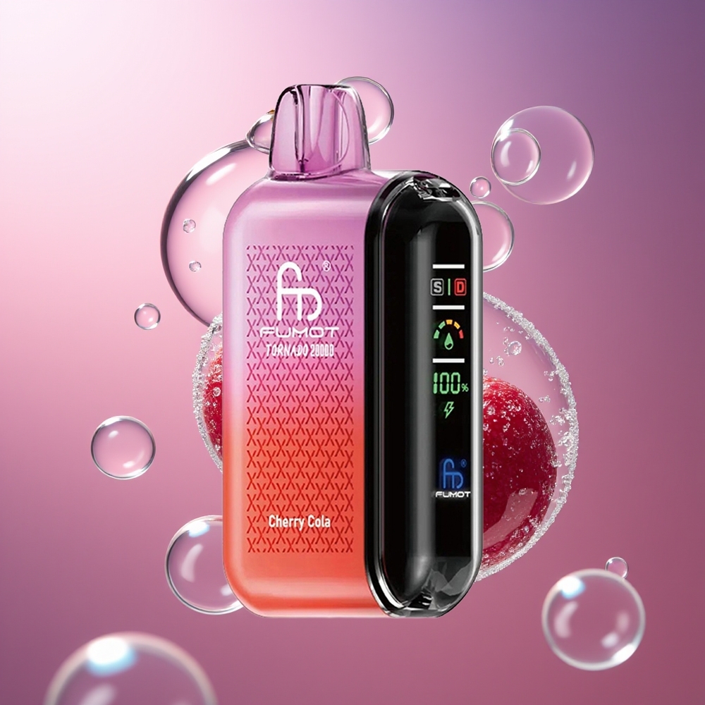 Fumot Tornado 20000 Puffs Dual Mesh Coil Wiśniowa Cola