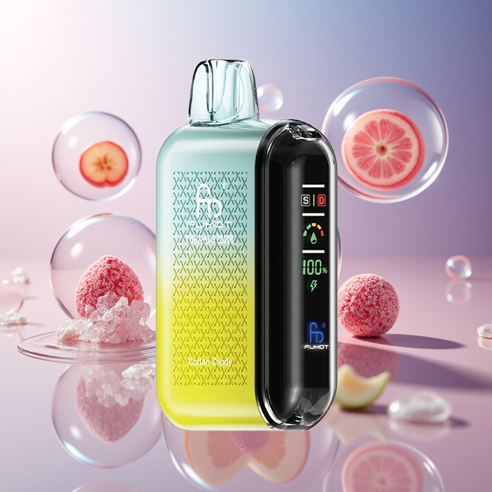 Fumot Tornado 20000 Puffs Dual Mesh Cotton Candy