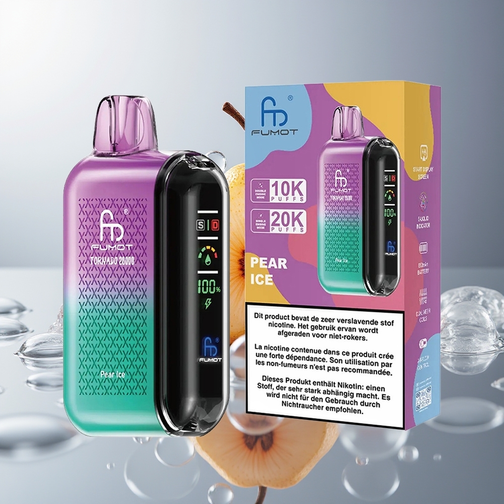 Fumot Tornado 20000 Puffs Dual Mesh Gruszka Lód
