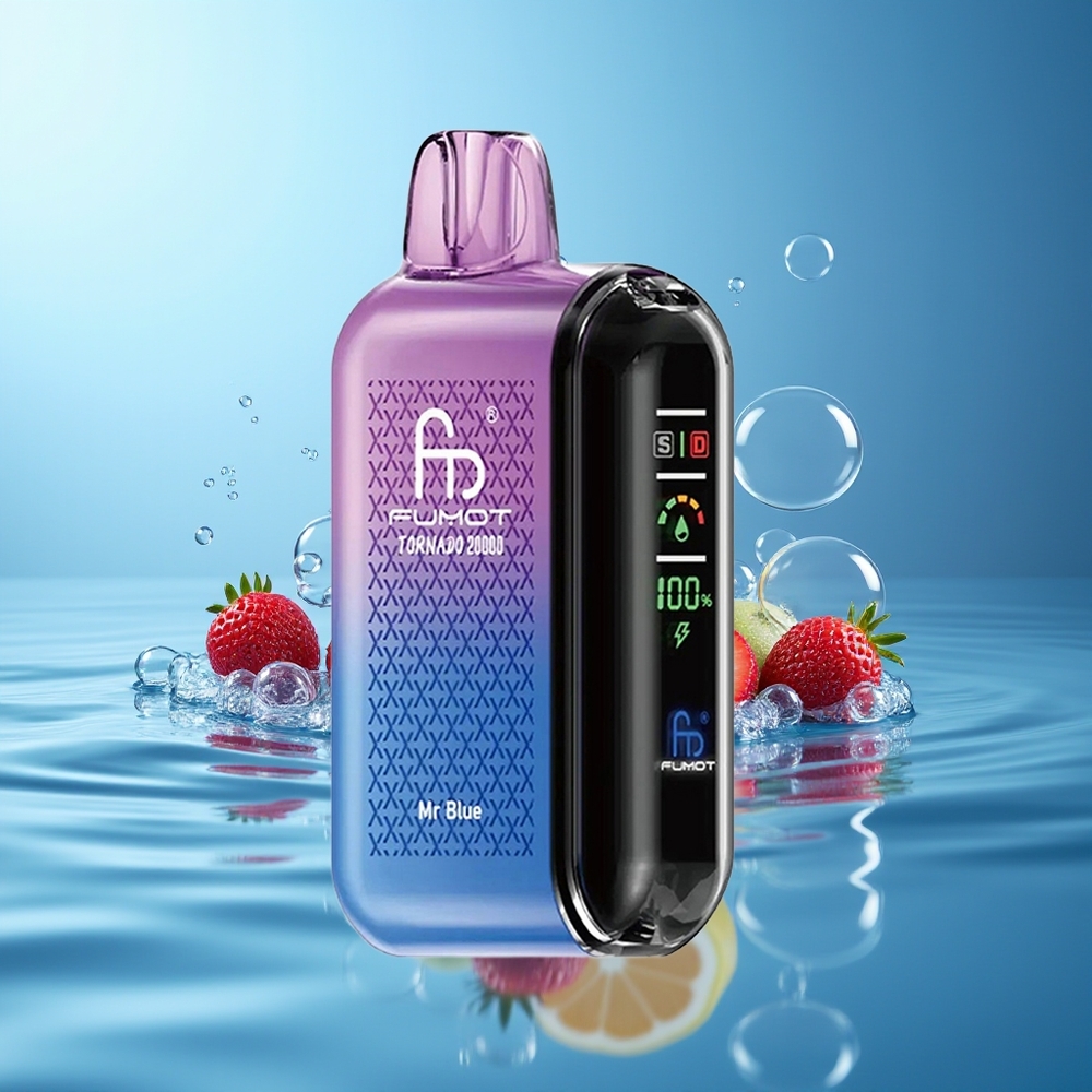 Fumot Tornado 20000 Puffs Dual Mesh Pan Niebieski