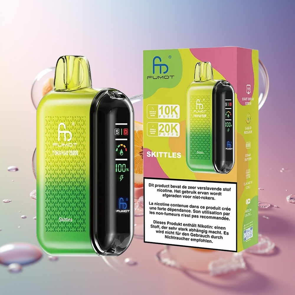 Fumot Tornado 20000 Puffs Dual Mesh Skittles