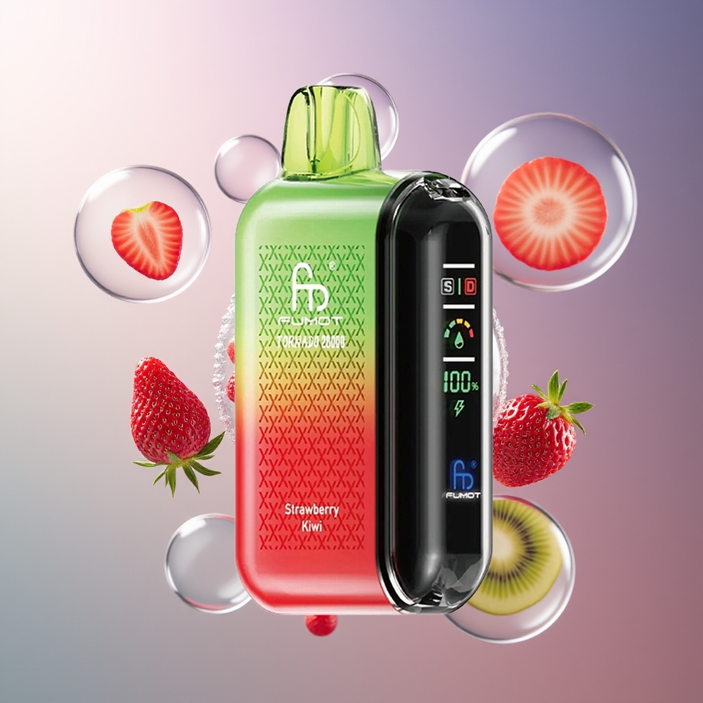 Fumot Tornado 20000 Puffs Dual Mesh Truskawka Kiwi