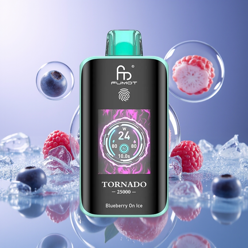Fumot Tornado 25000 Pętli 700mAh Borówka Na Lodzie